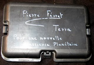 French artist Pierre Perret provided a wonderful aural travelogue in his early 90s cassette, "Pour Une Nouvelle Conscience Planetaire". 