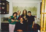 Stephen Parsons and family with Kevyn Dymond and Don Campau, 1991.