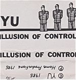 YU’s cassette from 1985, “Illusion Of Control”.