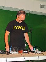 Hal McGee appears live at a recent Gainesville noise event.   