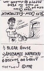 From 1998, solo tape by Jeff Olson of The Screamin' Popeyes. 