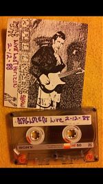 Wallmen, "Live" cassette cover 1988